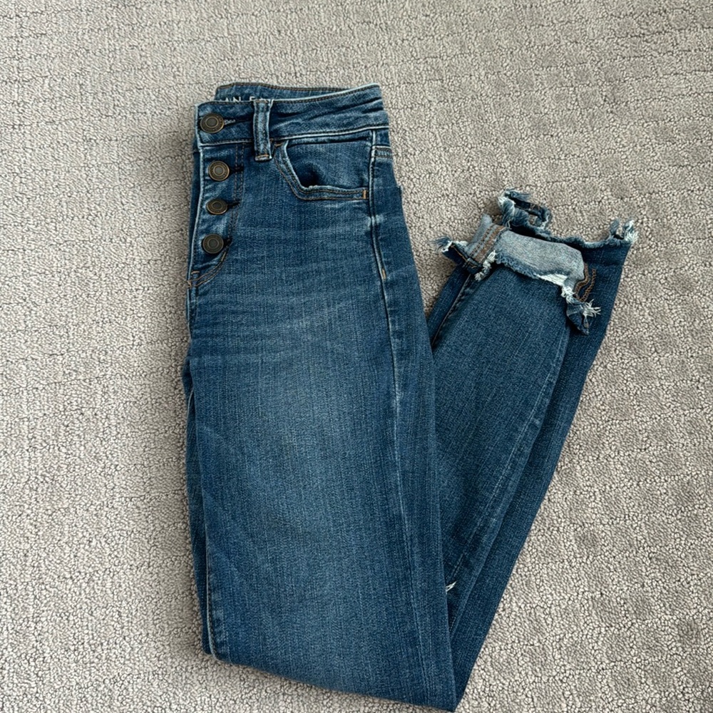 Hi rise jeggings crop